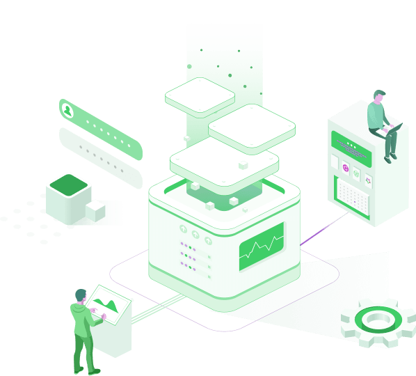 VPS Server Virtualization Illustration